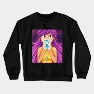 Crystal hourglass Crewneck Sweatshirt